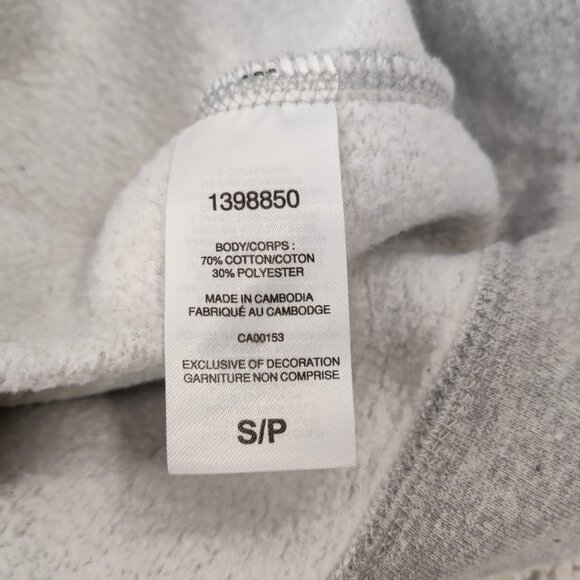 Champion Men's Authentic Athletic Sweatshirt Size S Gray Cotton Blend Activewear - Picture 5 of 8